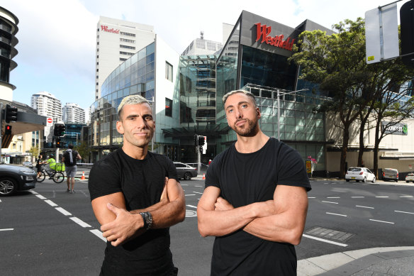 Vinny Jovanovski and Bill Mohana were working at Bondi Westfield metres from where police killed Joel Cauchi.