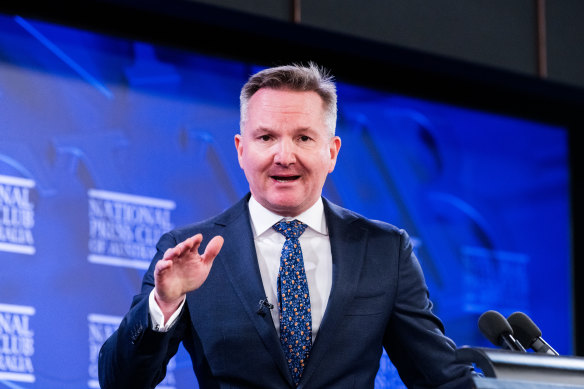 Federal Climate Change and Energy Minister Chris Bowen. 