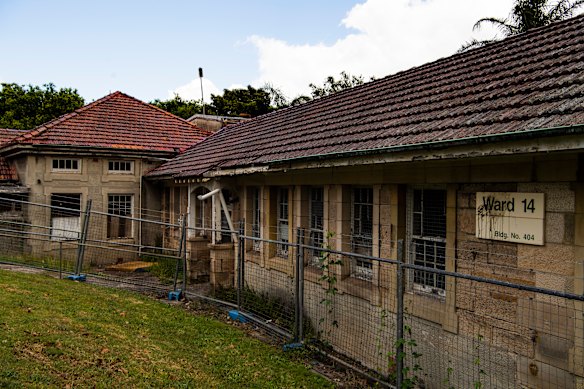 Many of Callan Park’s buildings are falling apart.