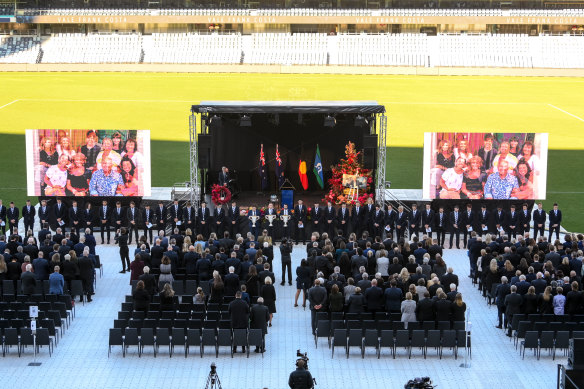 Frank Costa was farewelled at GMHBA Stadium on Wednesday.