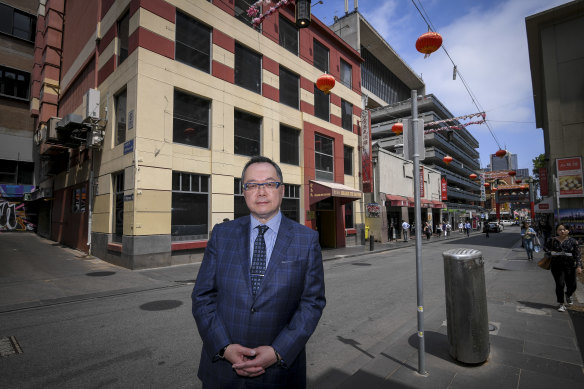 'I'm very sad': Co-owner Gabriel Chan is upset to have to close the well known Chinatown restaurant.