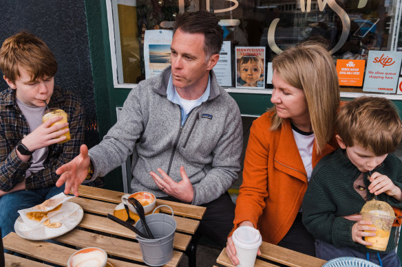 Family is of fundamental importance to Minns, who is the father of three boys.