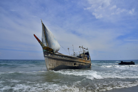 Many of the boats carrying ethnic Rohingyas are trying to get to Indonesia.