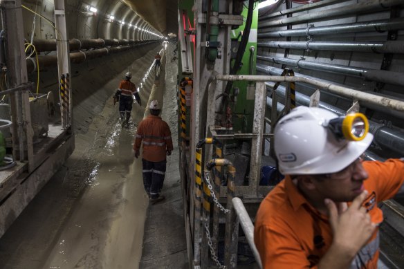 Work on big infrastructure projects like the Sydney Metro could be delayed if workers catch COVID-19.