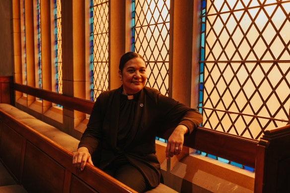 Reverend Faaimata Havea Hiliau, the new moderator of the Uniting Church.