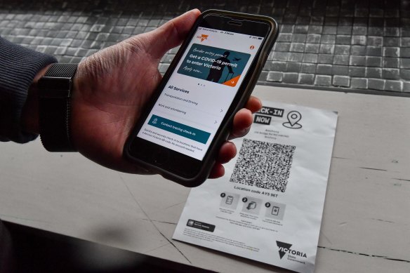 Police have been accessing QR code check-in data in a bid to solve crimes.