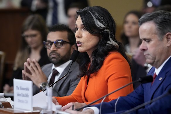 Director of National Intelligence Tulsi Gabbard telling the US Congress in March that US intelligence assessed that Iran was not building a nuclear weapon.