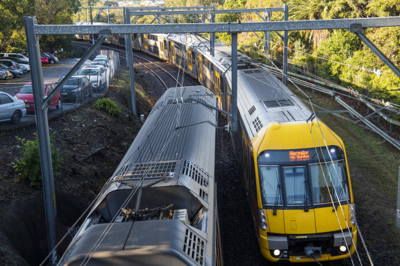 The frequency of Sydney Trains services will drop significantly this weekend.