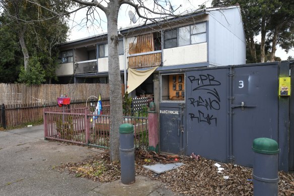 The Banksia Gardens public housing estate.