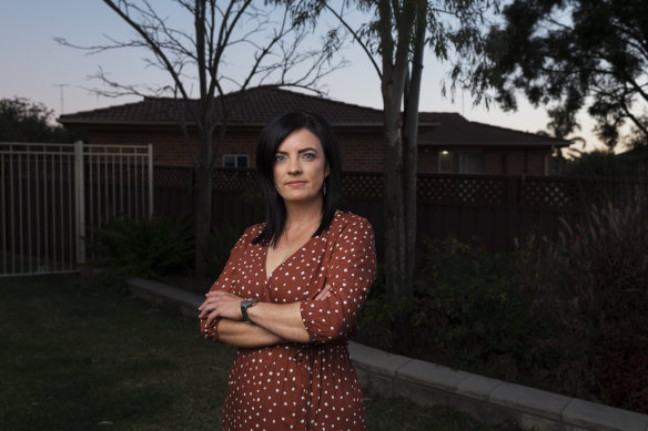 Former Labor MP Emma Husar at her home in Penrith.