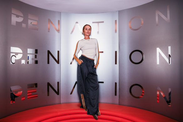 Step change … Pip Edwards, at P.E Nation’s Sydney store, is set to unveil the brand’s new direction at the 2024 Melbourne Fashion Festival.