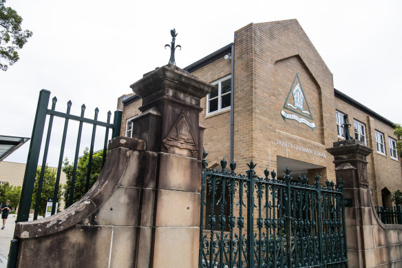 Trinity Grammar School is among Sydney private schools wanting to lift enrolment caps.