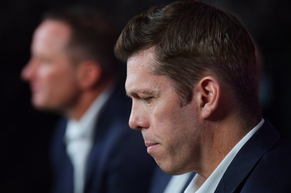 Crows CEO Andrew Fagan has apologised to the AFL for his club's breach.