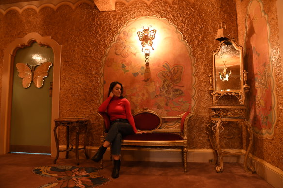 The restored Butterfly Room in the State Theatre.
