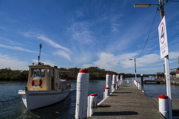 The Woy Woy to  Empire Bay Ferry, on Brisbane Water, Central Coast. 