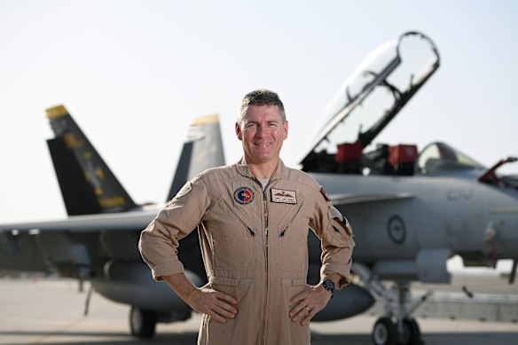 Terry van Haren was the commander of the Royal Australian Air Force Air Task Group in 2017. 