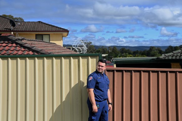 Eyeing off the great Australian dream: Paramedic Ben Cox said that he is closer to owning his own home.