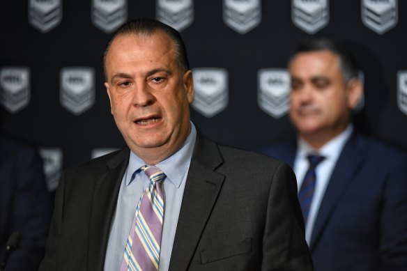 Peter V’landys has repeatedly denied he will head News Corp’s foray into online wagering.