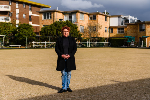 “We do lots of things to keep our neighbours happy, but nothing keeps them happy”: Warringah Bowls Club secretary Liarne Peek.