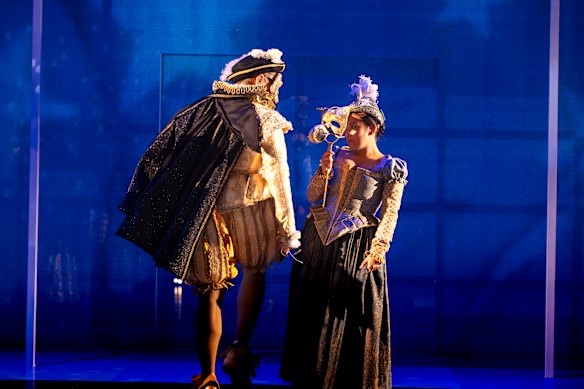 John Shearman and Miela Anich as the Prince and Hero.