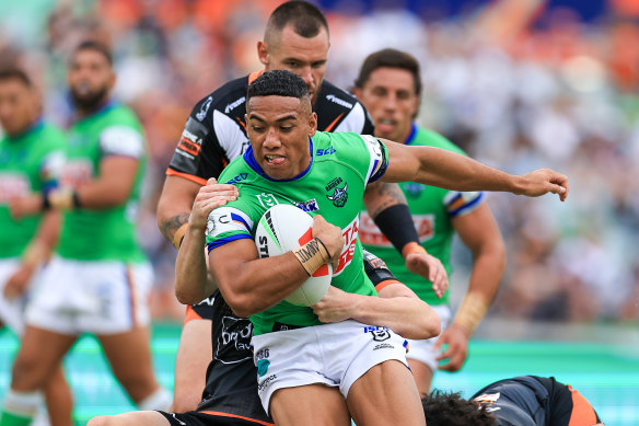 Albert Hopoate has had a solid start to the year for Canberra.