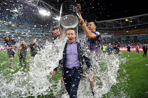 Craig Bellamy has always had a strong bond with his players at the Storm.