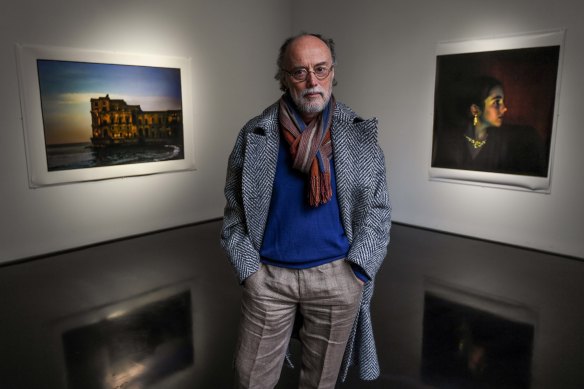 Photographer Bill Henson with a show of his works at Tolarno Galleries. 