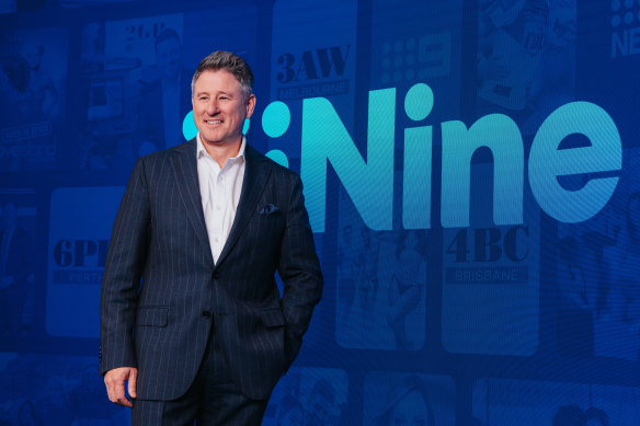Nine chief executive Mike Sneesby said the company’s TV business had an extraordinary year, gaining market share.