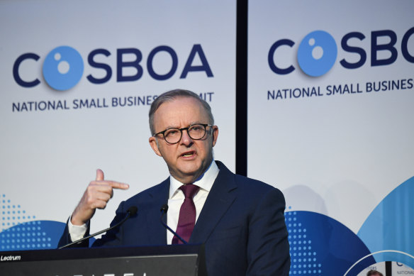 Prime Minister Anthony Albanese: “Our government is pro-business and pro-worker.” 