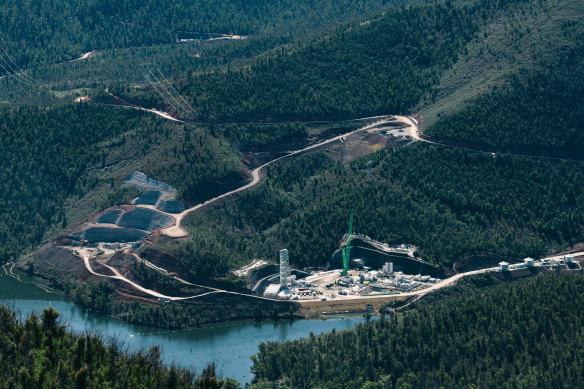  Construction of Snowy Hydro 2.0.  