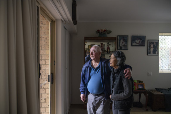 Ron Haug and his wife Trininj Haug have pre-existing medical conditions.