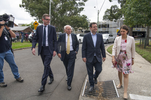 Former prime minister John Howard has endorsed Treasurer Dominic Perrottet for premier. 