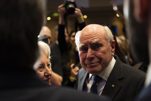 Former prime minister John Howard. 