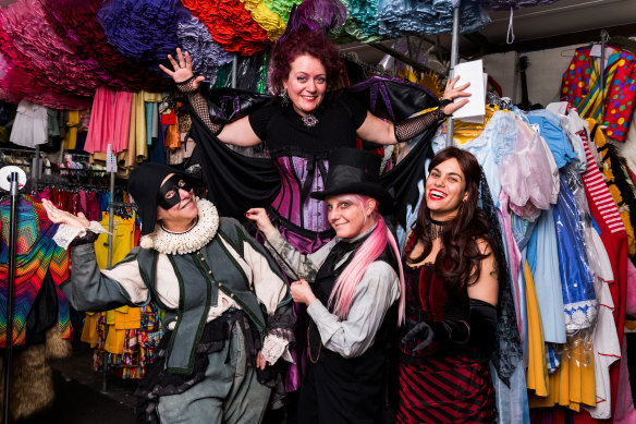 The Wardrobe Costumiers in Chatswood are seeing customers demand more colour, sequins and feathers than ever before.