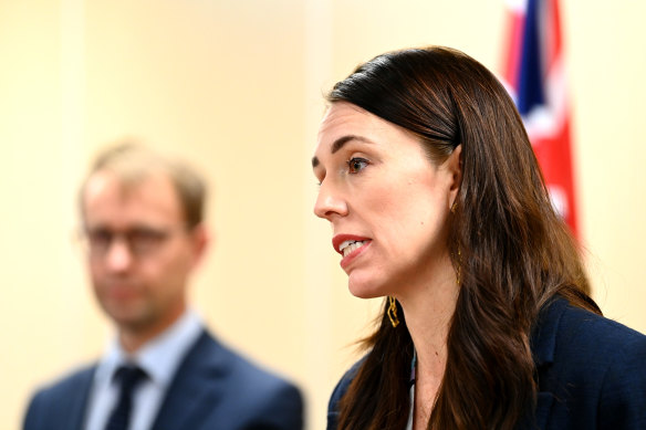 NZ Prime Minister Jacinda Ardern says her country is going hard and going early. 