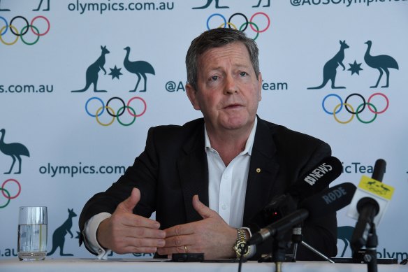 Australian Olympic Committee (AOC) chief executive Matt Carroll: "These sports groups are like companies, they’ve got liabilities, they need certainty to manage things properly.”