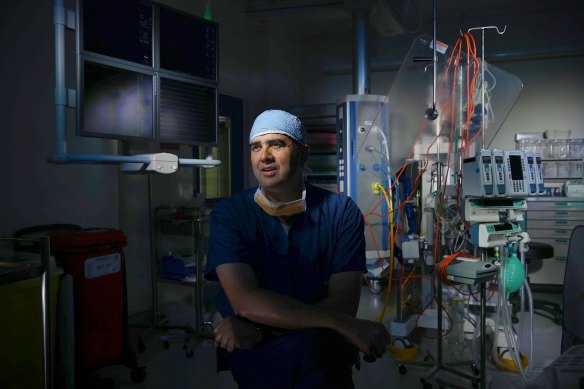 Dr Paul Jansz, Director of the St Vincent’s Heart Lung Transport Unit in St Vincent’s Hospital. 