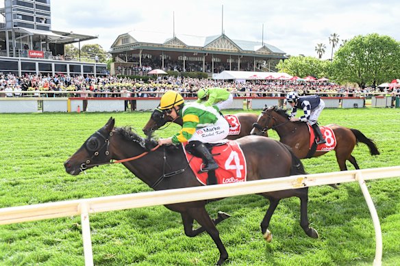 Rachel King and So You Are win the Bendigo Cup.