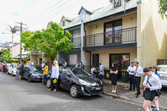 The Forest Lodge terrace had a price guide of $2.5 million