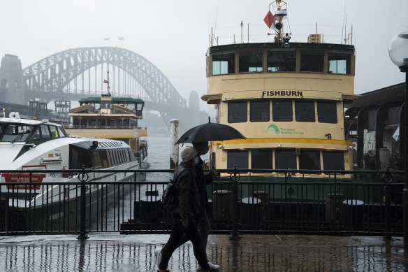 Showers are forecast in Sydney from Monday. 