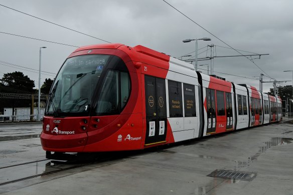 The new light rail route has been tested for almost a year.