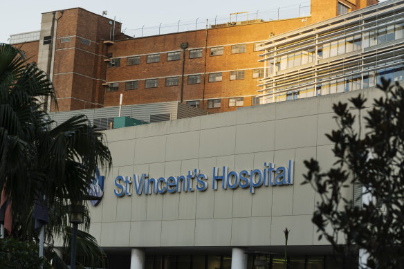 St Vincent’s Hospital has reopened a COVID-19 ward in its neighbouring private hospital.