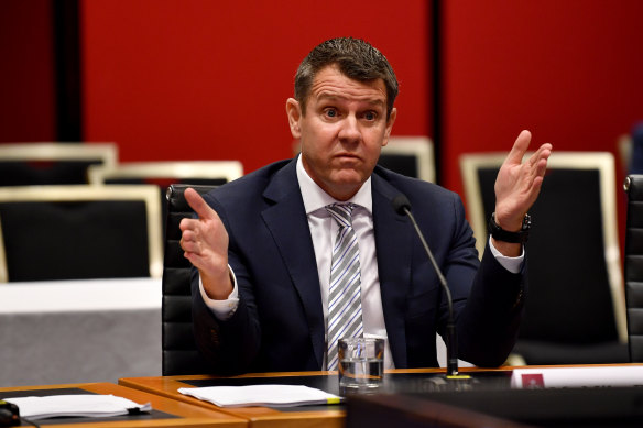 Former NSW premier Mike Baird on Friday told the inquiry that he tried to balance the interests of the public, state and developers at Barangaroo.