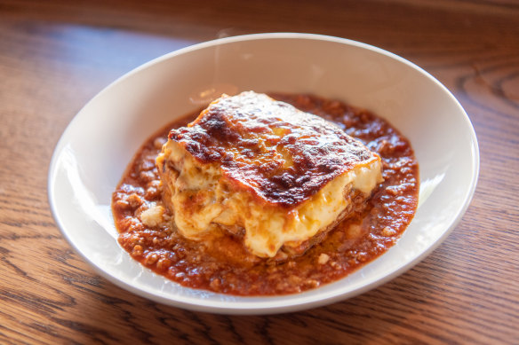 The signature lasagne was described as a “goddamn wonder”.