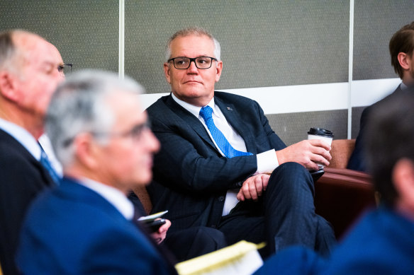 Scott Morrison, pictured on August 2, held at least three ministerial portfolios that were not known even to others in the Cabinet.