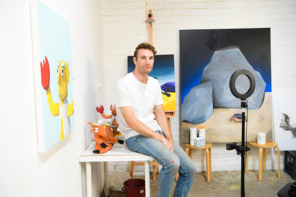 Enticed by the burgeoning NFT market, Tom Keukenmeester took a step into the digital art world. 