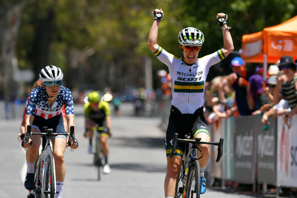 Road cyclist Amanda Spratt could be an Australian contender at the women’s Tour.