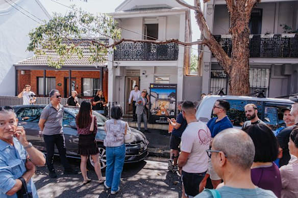 Auction of 112 Arthur Street, Surry Hills, 2026.