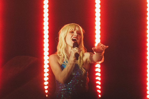 Carly Rae Jepsen performs at the Forum in Melbourne.