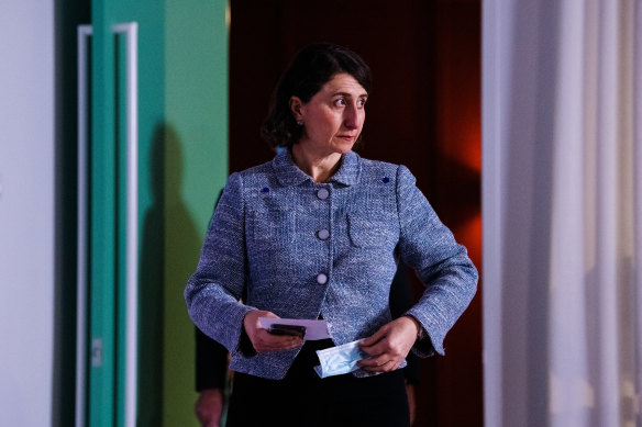 NSW Premier Gladys Berejiklian on Saturday.